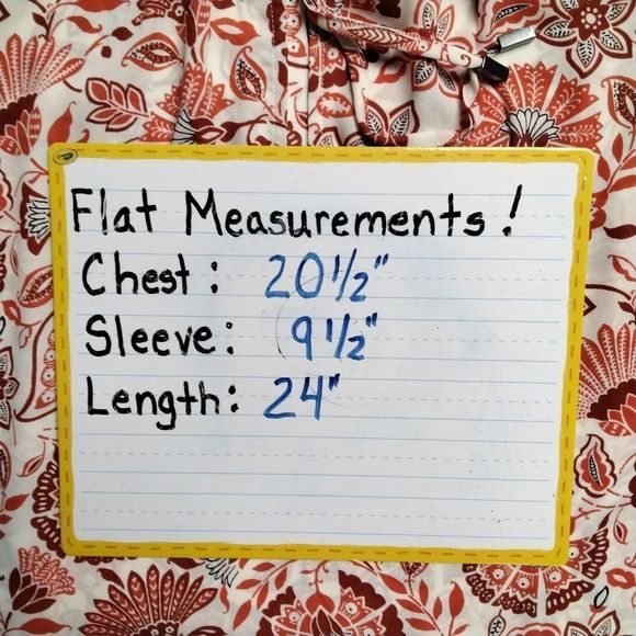 W5 Concepts Blouse Orange Floral Ruffle Sleeve Tie Front Sz M Cottagecore - Picture 9 of 9